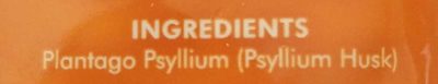 SF Health Foods Psyllium Husk - Ingredients