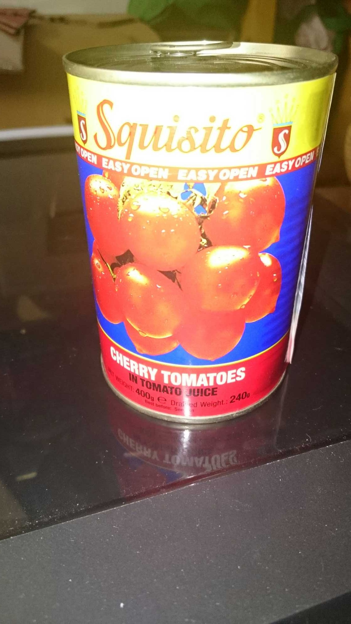 cherry tomatoes in tomato juice - Product