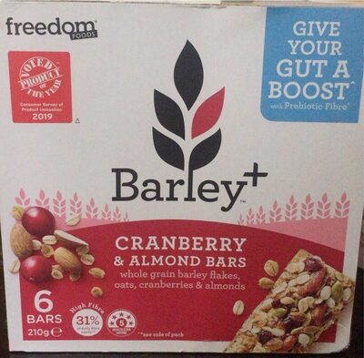 Cranberry & Almond Bars - Product