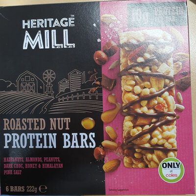 Calories in Heritage Mill Roasted Nut Protein Bars