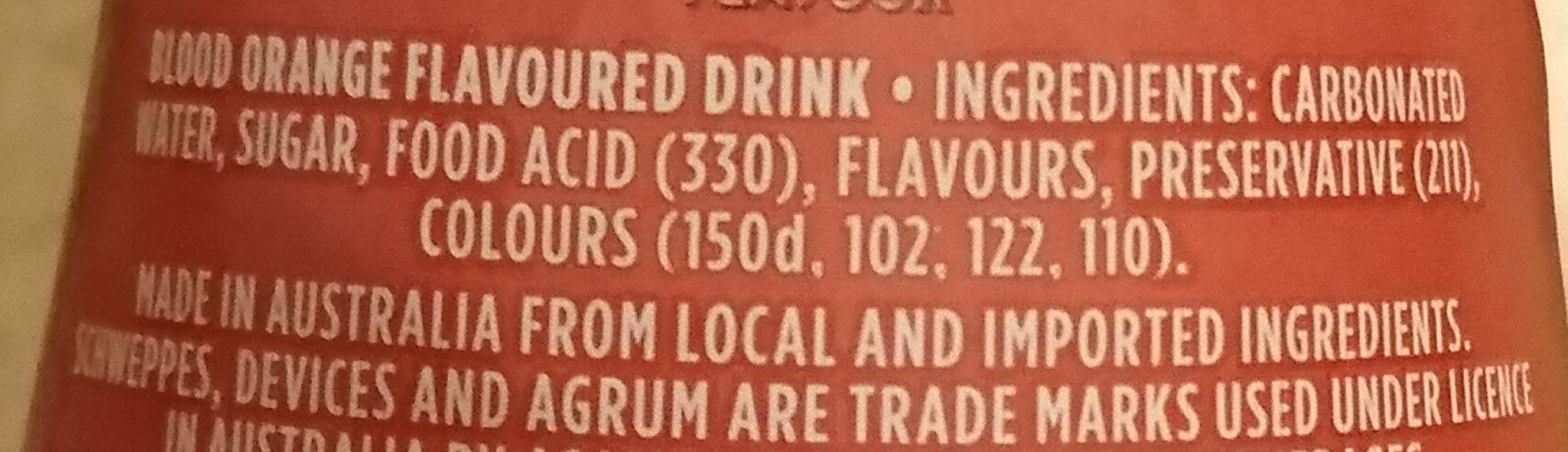 Agrum - Ingredients