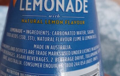 Lemonade - Ingredients
