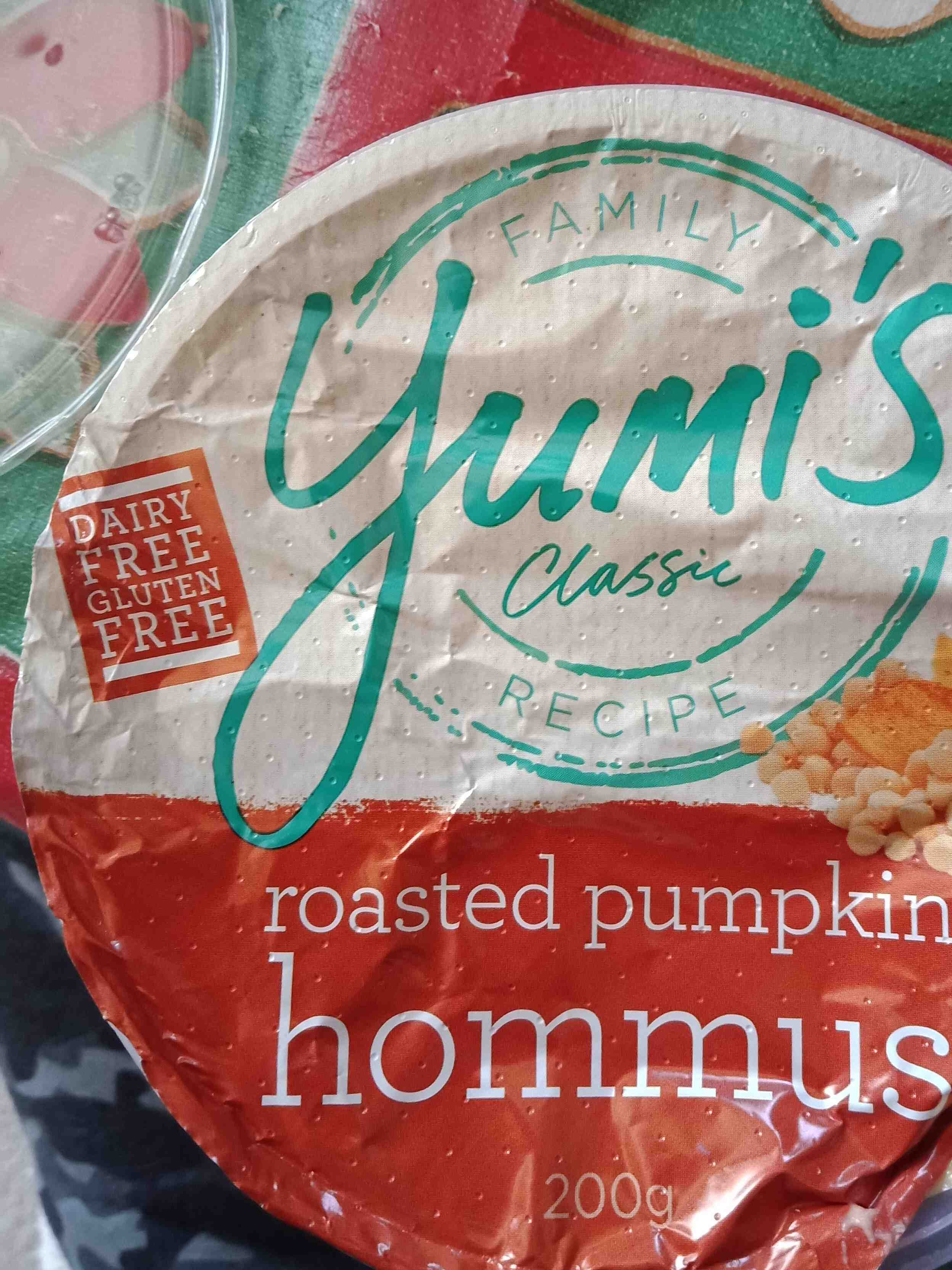 yumi's roasted pumpkin and hommus - Product