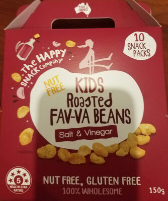 Calories in The Happy Snack Company Roasted Fava Beans