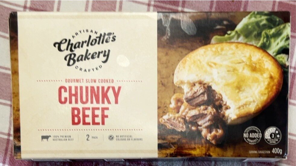 Gourmet Slow Cooked Chunk Beef Pie - Product