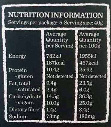 Proteine bar yoghurt & berry - Nutrition facts
