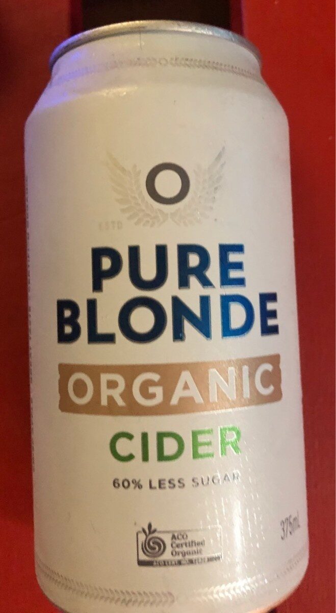Pure blond organic cider - Produit - en