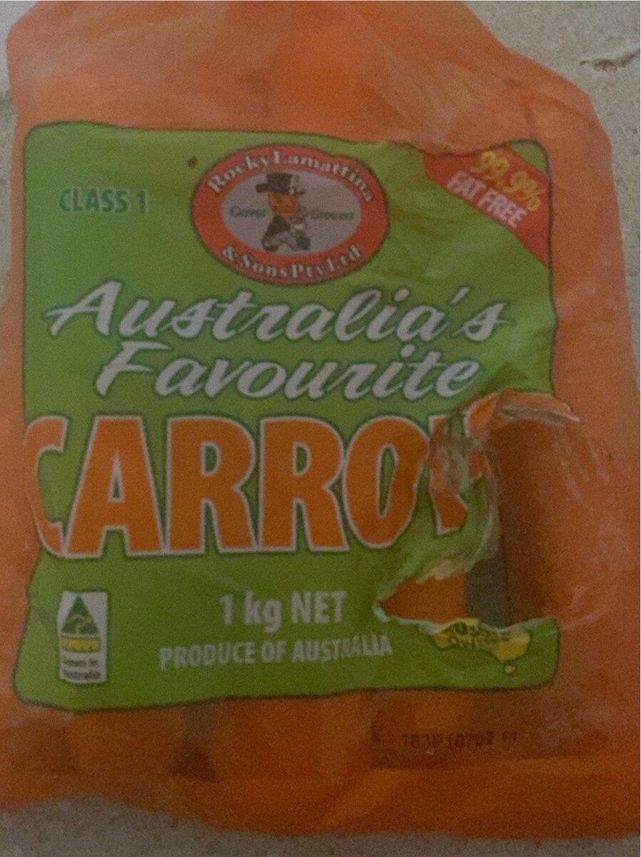 Australia’s Favourite Carrots - Product