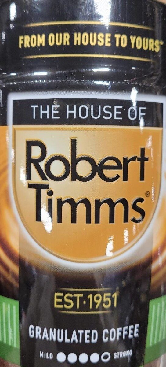 Robert Timms Espresso dark coffee - Product