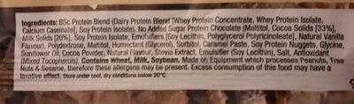 High Protein Bar - Cookie Dough - Ingredients