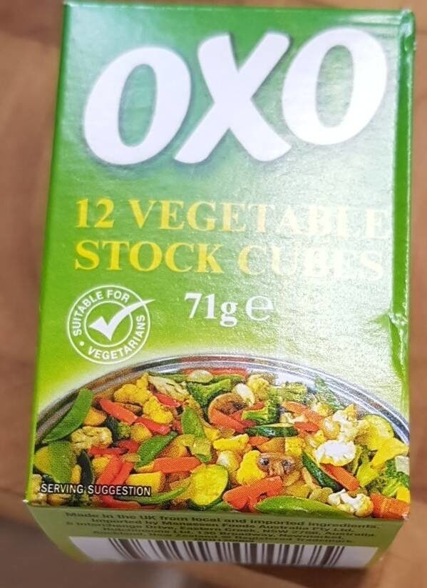 Vegetable Stock Cubes - Oxo - 71g