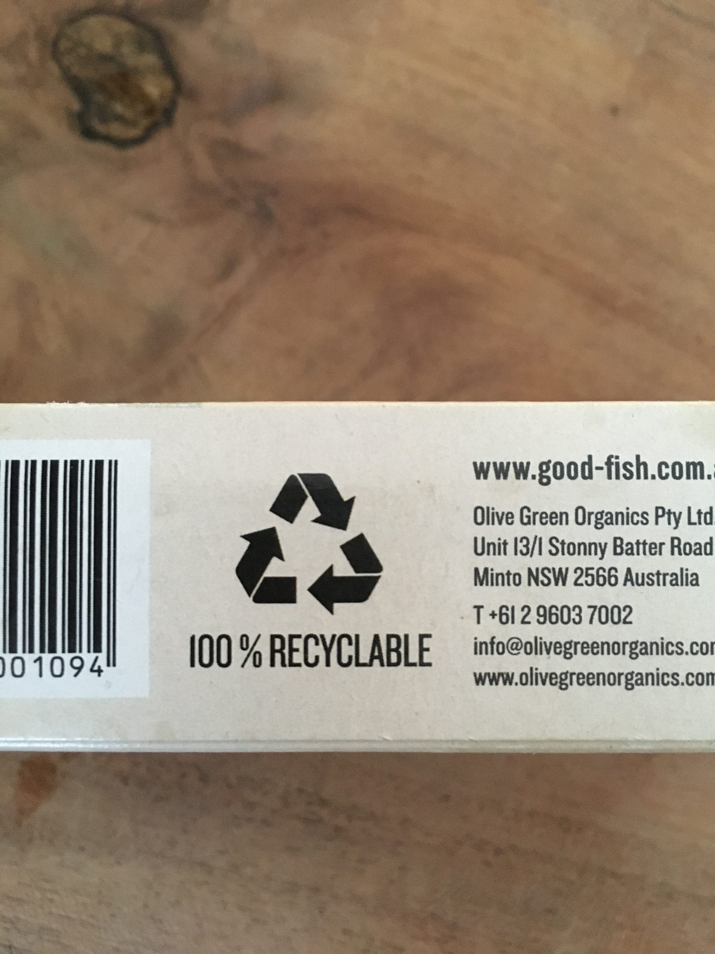 Sardines - Recycling instructions and/or packaging information