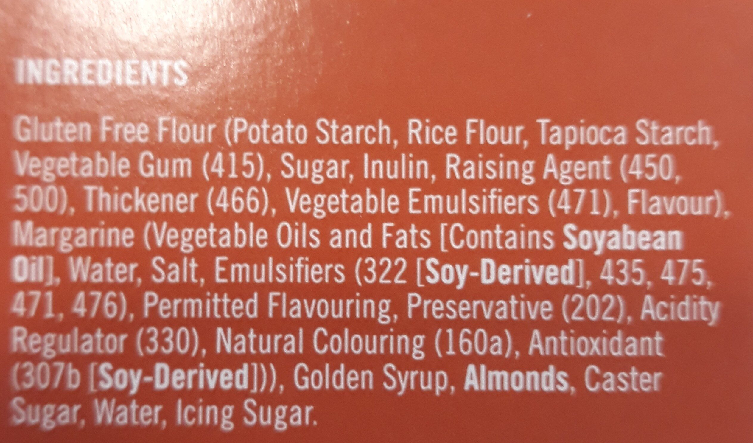 almond crescents - Ingredients