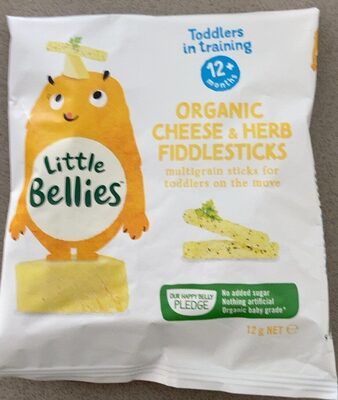 Calories in Baby Bellies Organic Cheese & Herb Fiddlesticks