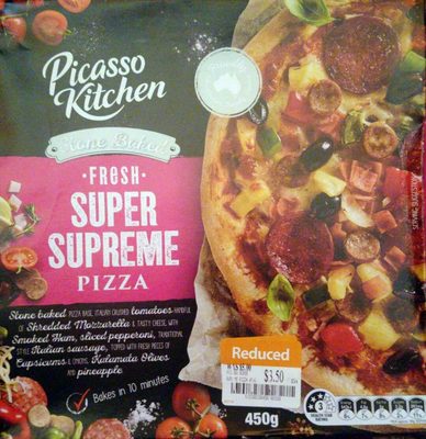 Picasso Kitchen Fresh Super Supreme Pizza - Product
