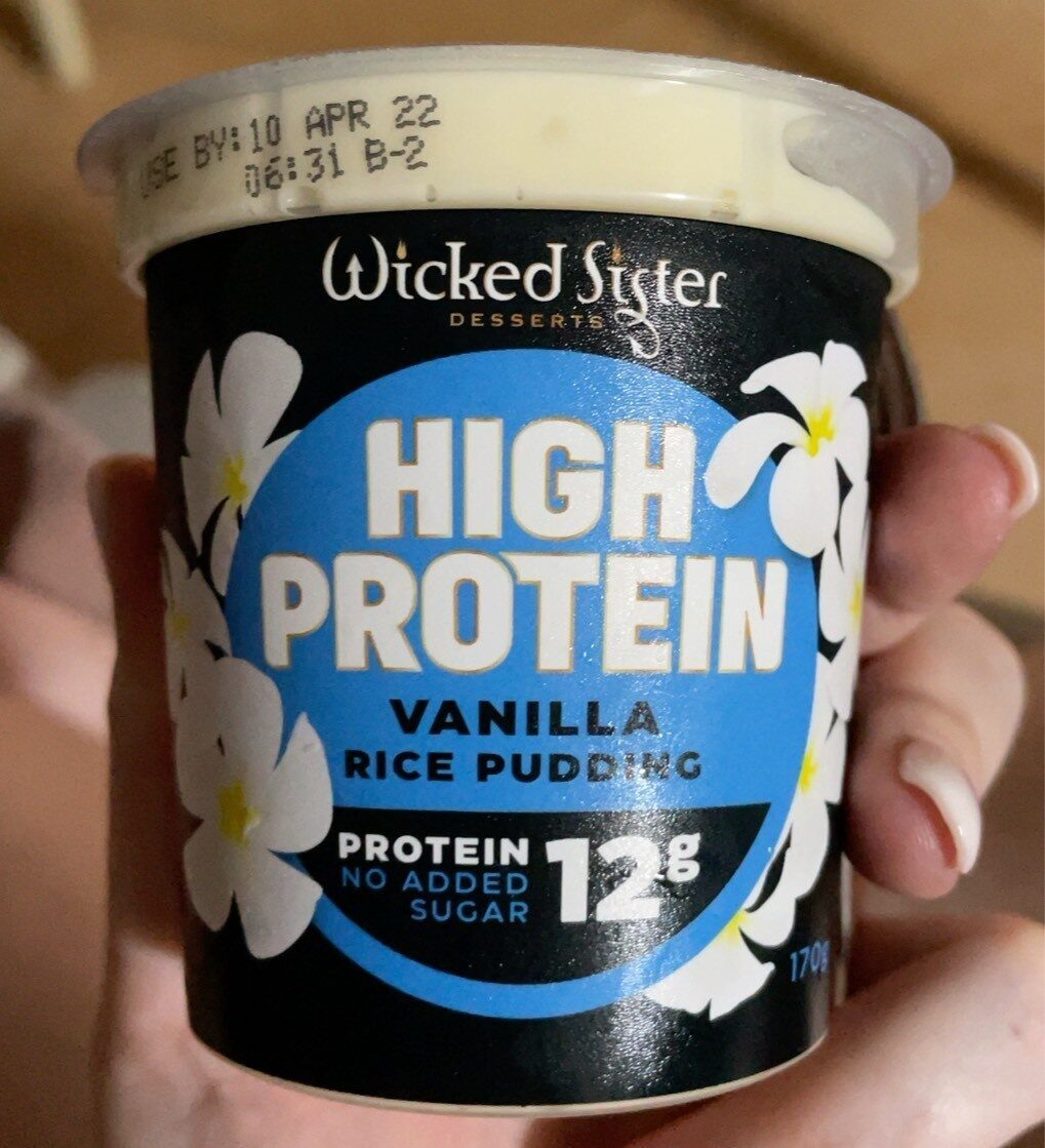 High Protein Vanilla Rice Pudding - Product