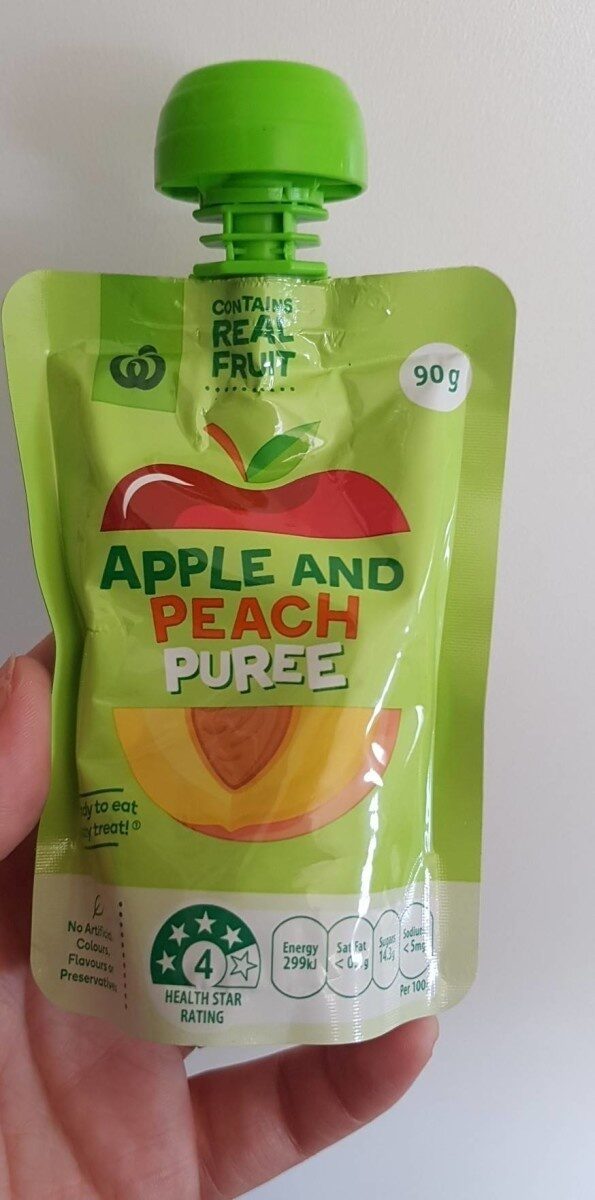 Apple and Peach Puree - Product