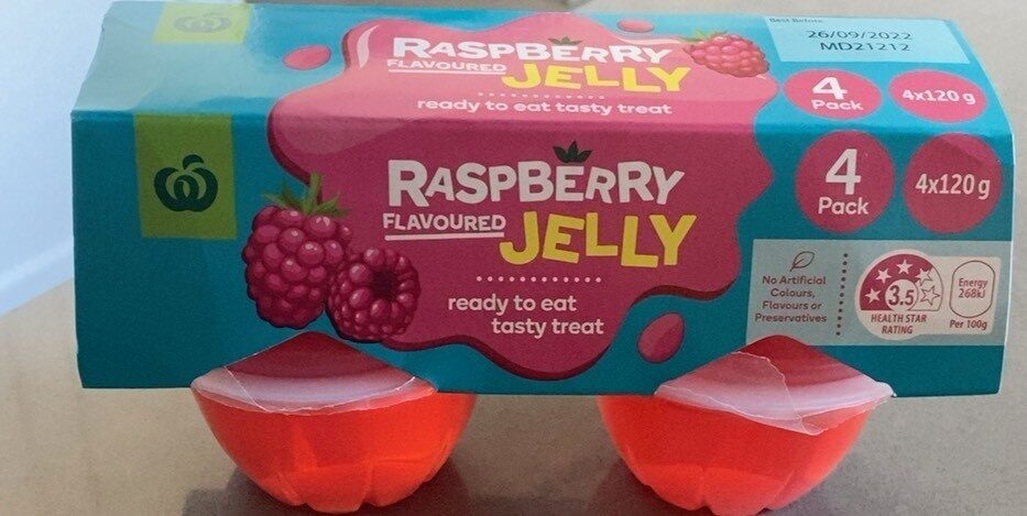 Raspberry flavoured jelly - Product