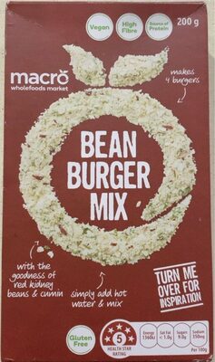 Bean burger mix - Product - es