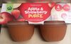 Apple & strawberry puree - Product