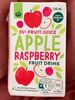 Apple and raspberry fruit drink - Product