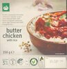 butter chicken with rice - Produkt