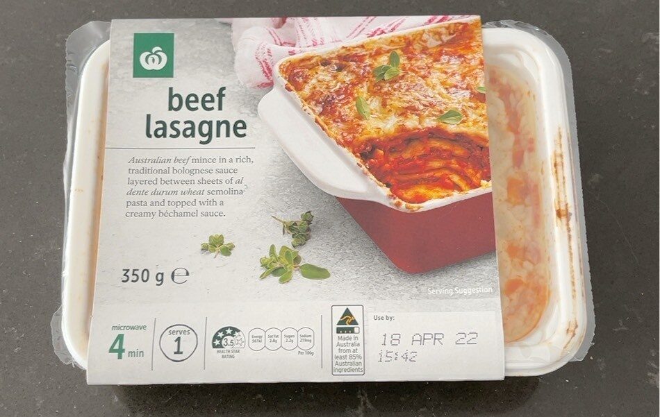 Beef Lasange - Product