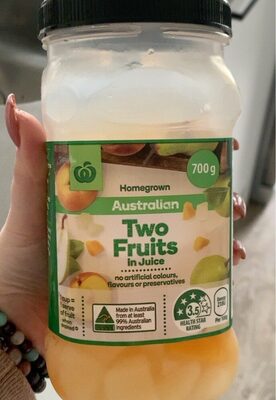 Two fruits in juice - Product