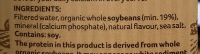 Soy milk - Ingredients
