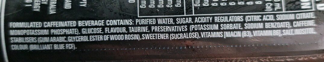 Superfuel - Ingredients