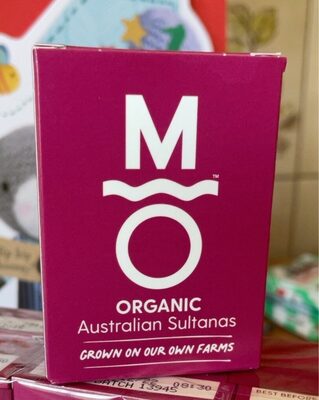 Organic Australian Sultanas - Product