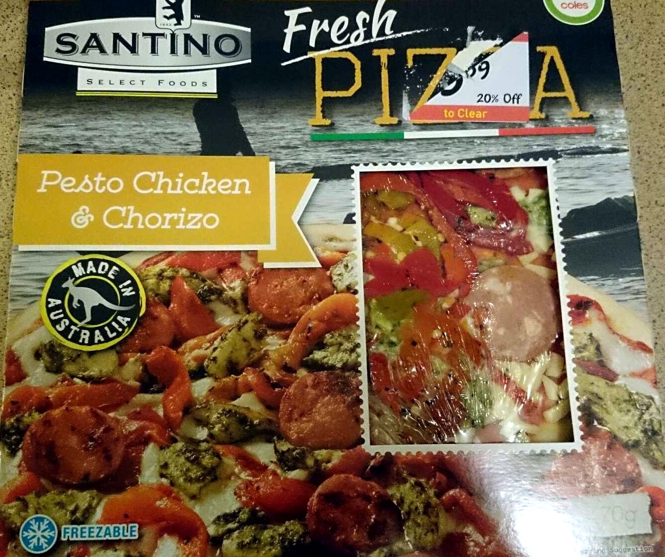 Fresh Pizza - Pesto Chicken & Chorizo - Product