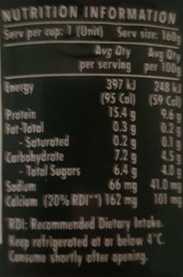 YoPRO Strawberry - Nutrition facts
