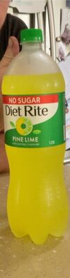 Diet Rite Pine Lime - Product