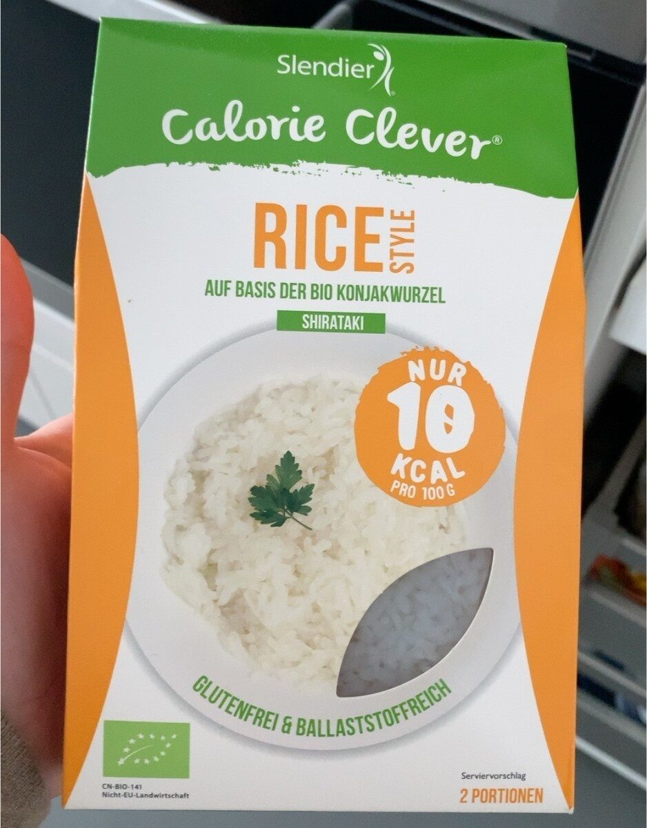 Calorie Clever Shirataki Rice Style Vegan - Product - de