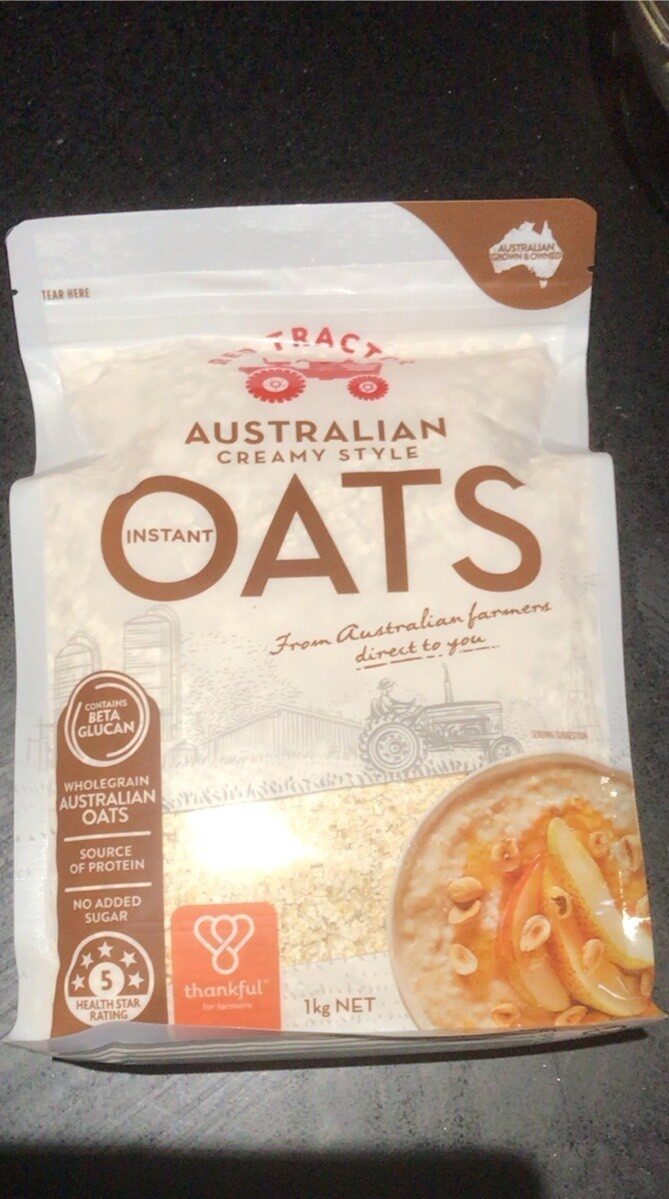 Australian creamy style instant oats - Product