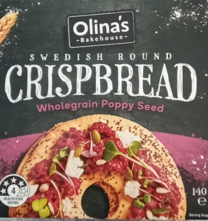 Swedish Round Crispbread Wholegrain Poppy Seed - Product