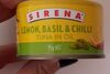 Lemon basil & chilli tuna in oil - Product