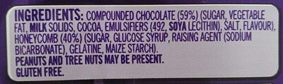 Violet Crumble - Ingredients