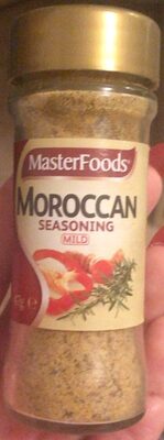 Calories in Masterfoods Moroccan Seasoning