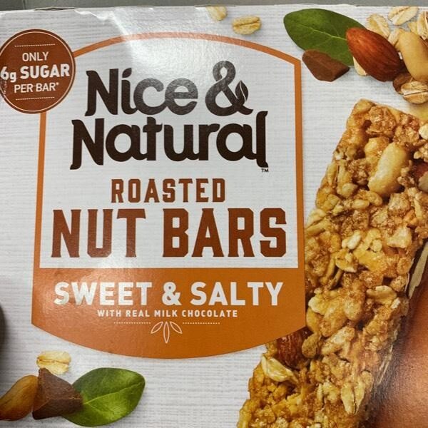 Sweet and Salty Roasted Nut Bars - Product