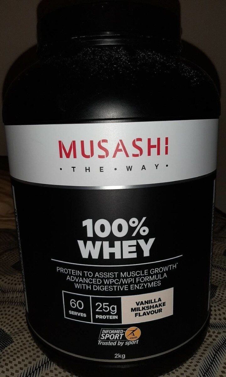 Musashi 100% WHEY Protein Powder - Product