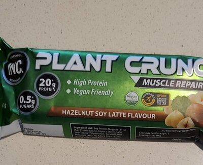 Plant Crunch - Muscle Repair - Hazelnut Soy Latte - Product