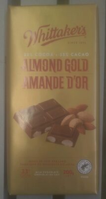 33% Cocoa Almond Gold Milk Chocolate Bar - Produit