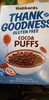 Hubbards cocoa puffs - Product