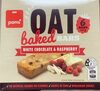 Oat baked bar, white chocolate & raspberry - Product
