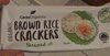 Brown Rice Crackers - Product