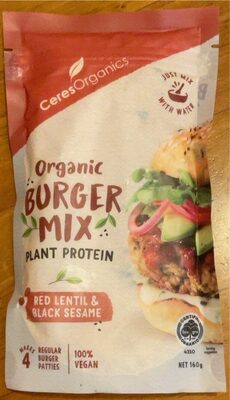 Organic Burger Mix - Product