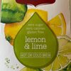 Lemon and lime hot or cold brew tea - Product