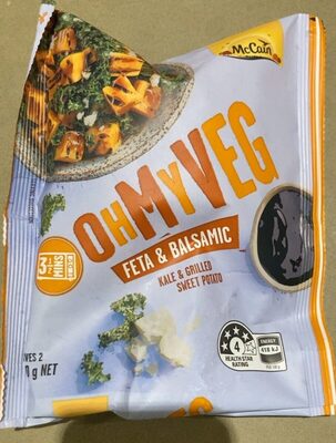 Oh my veg Feta and balsamic - kale and grilled sweet potato - Product